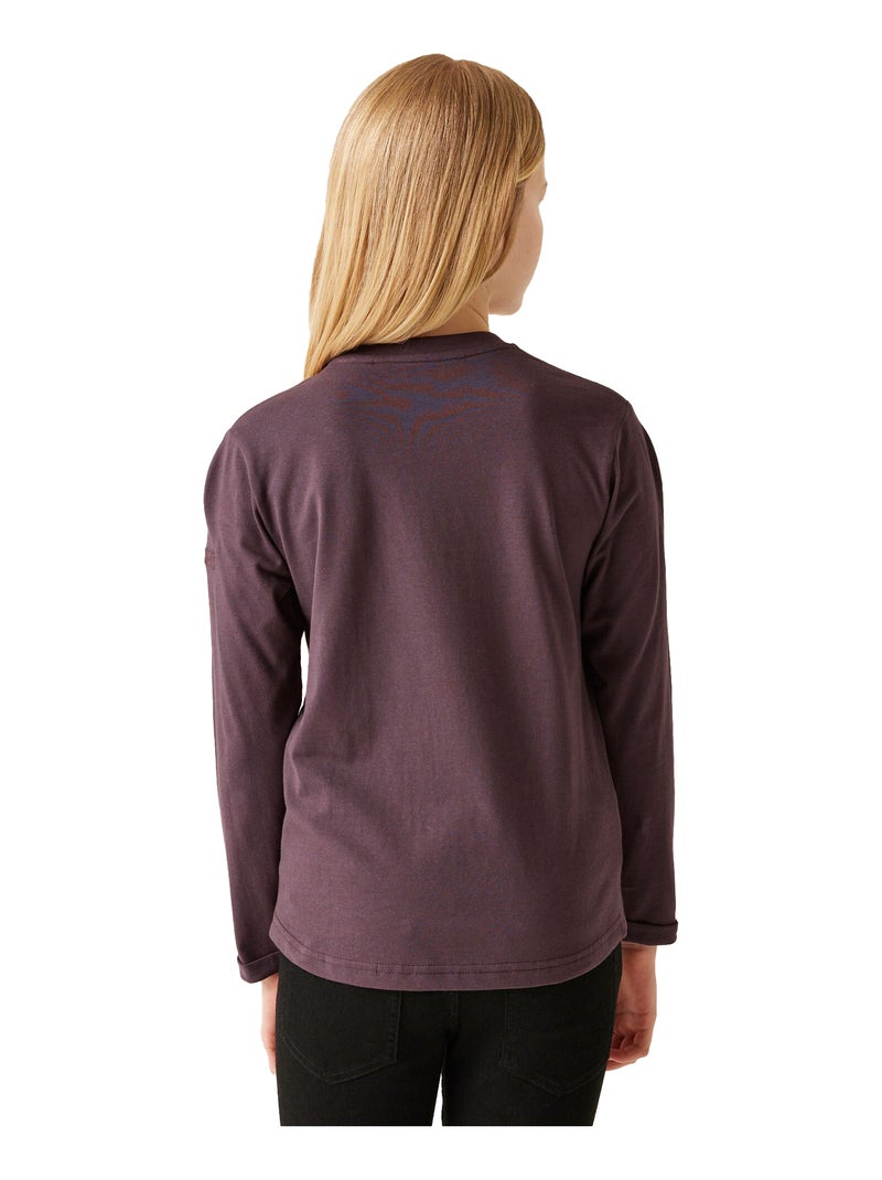 Régate - T-shirt manches longues motif/style Étoile WENBIE Violet prune - Kiabi