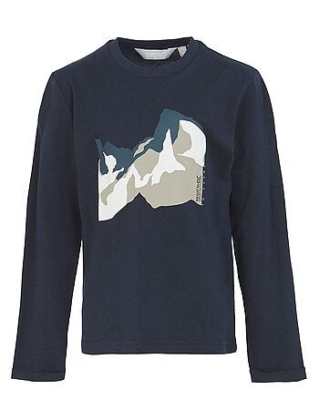 Régate - T-shirt manches longues motif/style montagne WENBIE