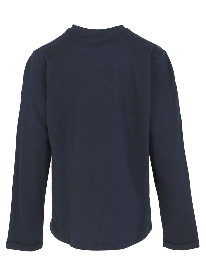 Régate - T-shirt manches longues motif/style montagne WENBIE Bleu marine - Kiabi