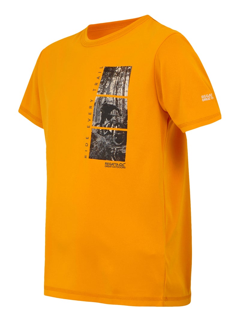 Régate - T-shirt motif/style Cyclisme ALVARADO Orange - Kiabi