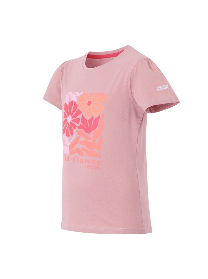 Régate - T-shirt motif/style fleurs sauvages BOSLEY Mauve lilas - Kiabi