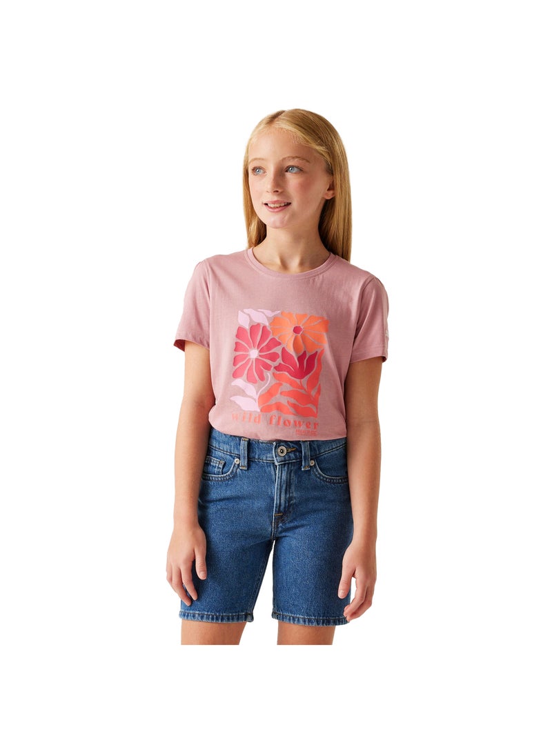 Régate - T-shirt motif/style fleurs sauvages BOSLEY Mauve lilas - Kiabi