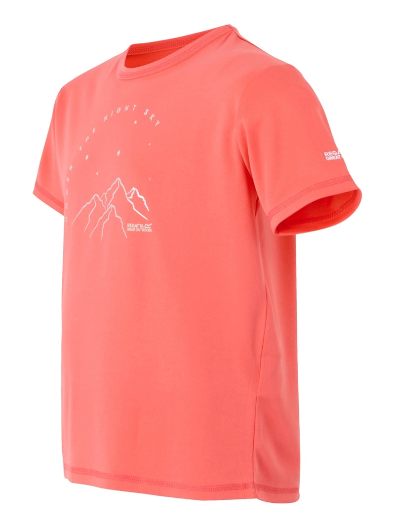 Régate - T-shirt motif/style montagne ALVARADO Orange clair - Kiabi