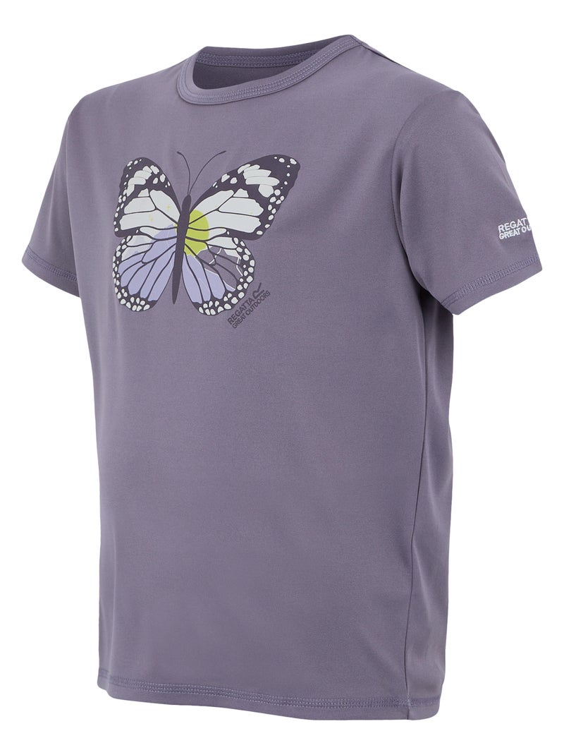 Régate - T-shirt motif/style Papillon ALVARADO Violet - Kiabi