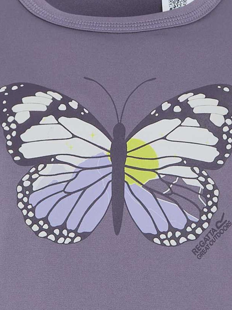 Régate - T-shirt motif/style Papillon ALVARADO Violet - Kiabi