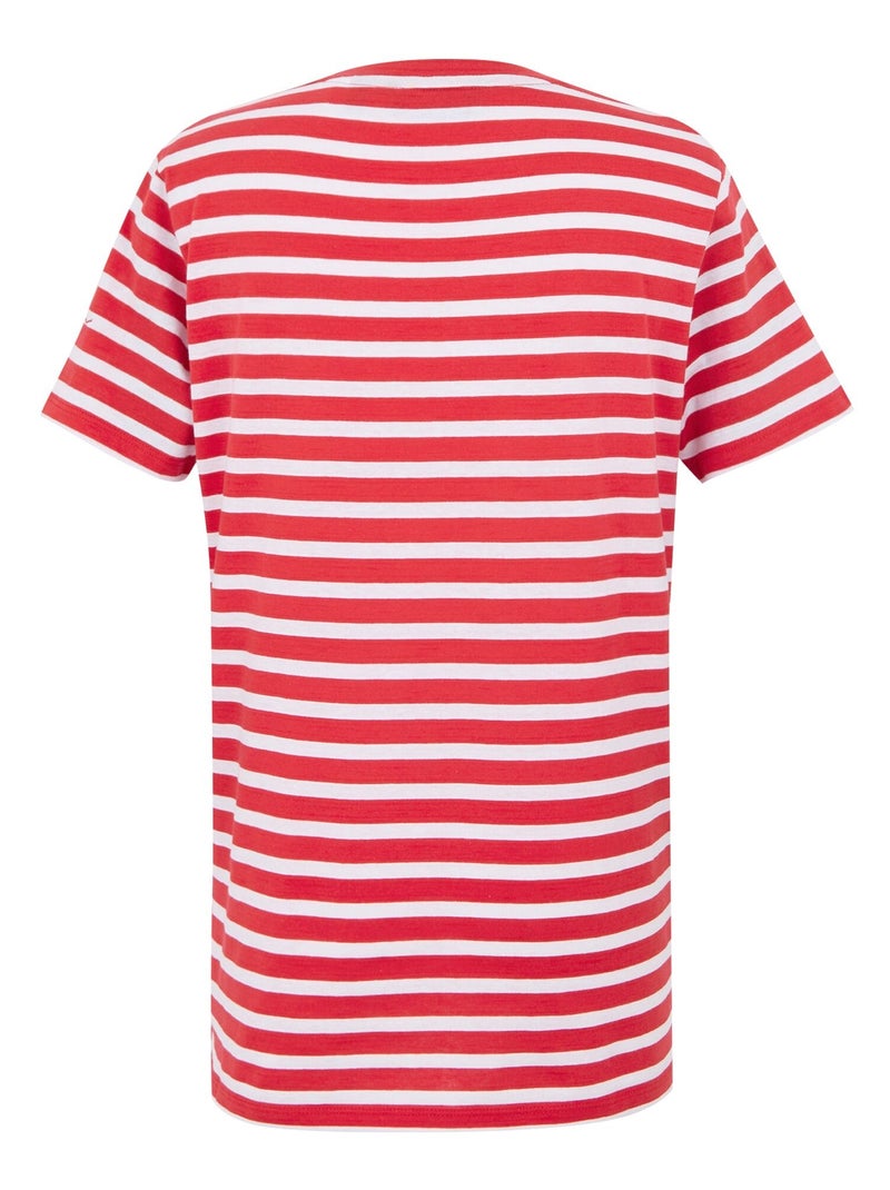 Régate - T-shirt motif/style rayé BAYLETTA Rouge foncé - Kiabi