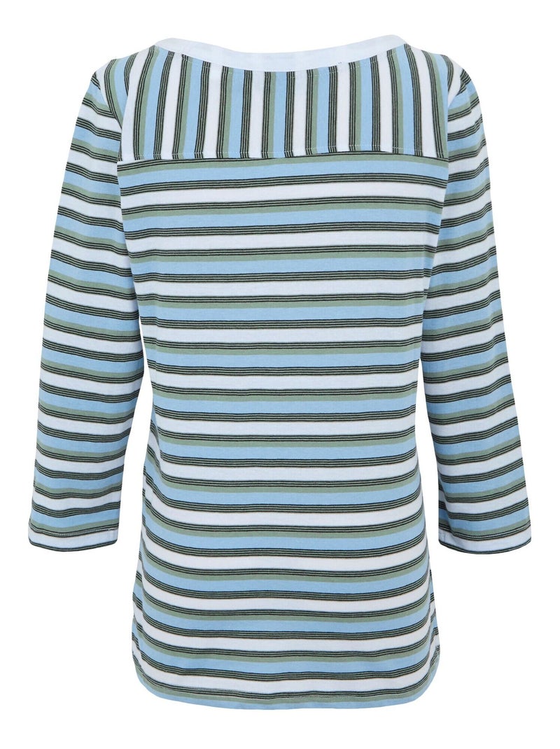 Régate - T-shirt motif/style rayé BAYLETTE Blanc - Kiabi