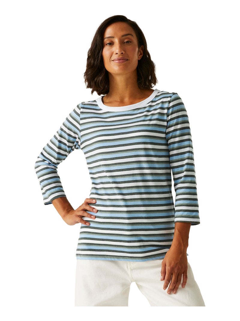 Régate - T-shirt motif/style rayé BAYLETTE Blanc - Kiabi