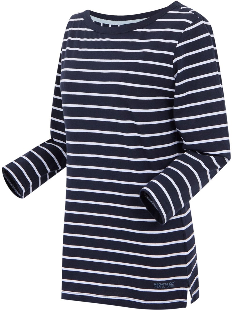 Régate - T-shirt motif/style rayé BAYLETTE Bleu Bleu marine Blanc - Kiabi