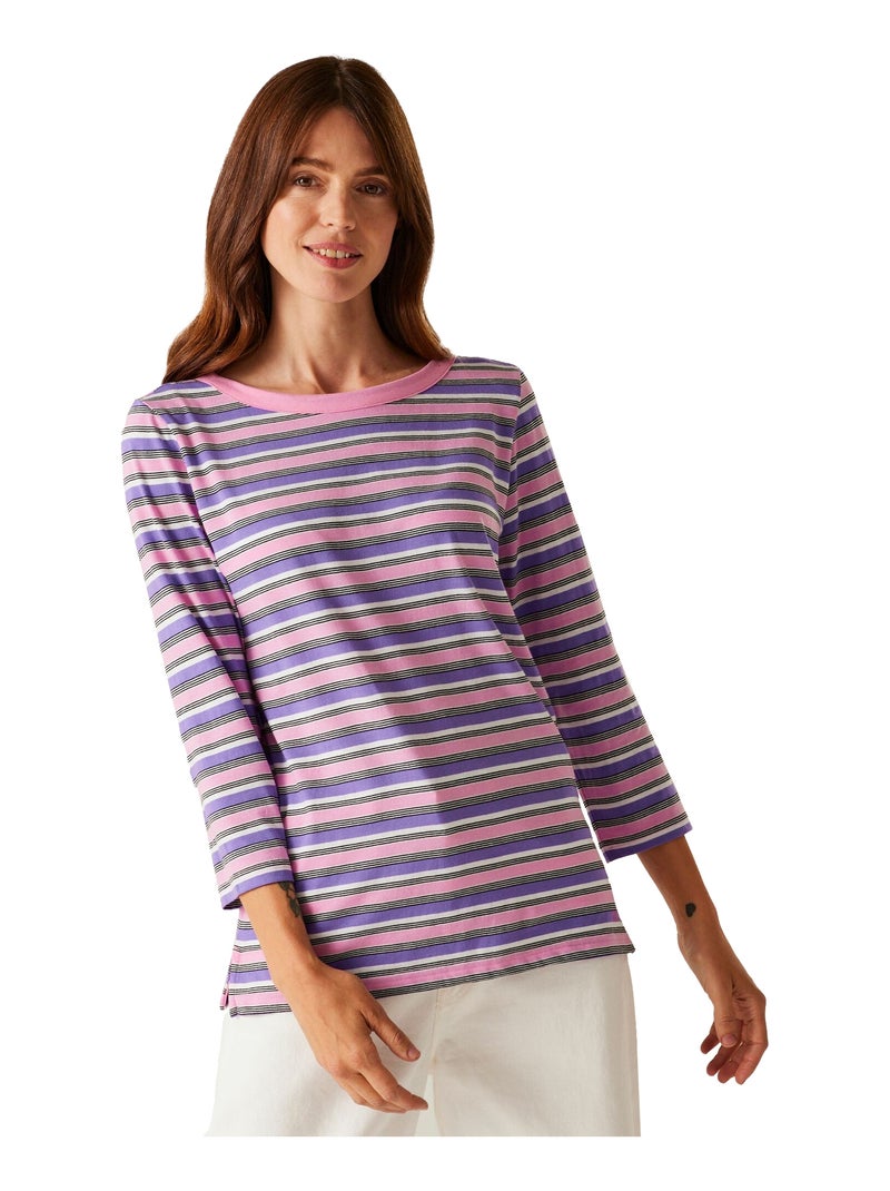 Régate - T-shirt motif/style rayé BAYLETTE Rose clair - Kiabi
