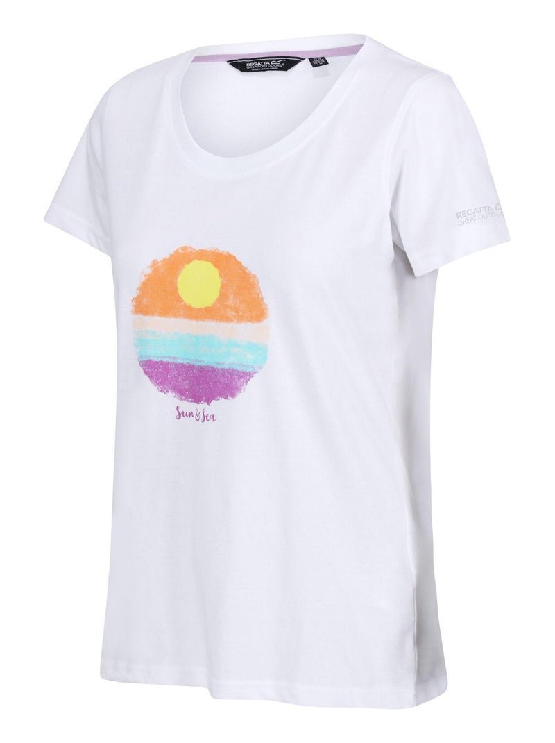 Régate - T-shirt motif/style Soleil FILANDRA Blanc - Kiabi