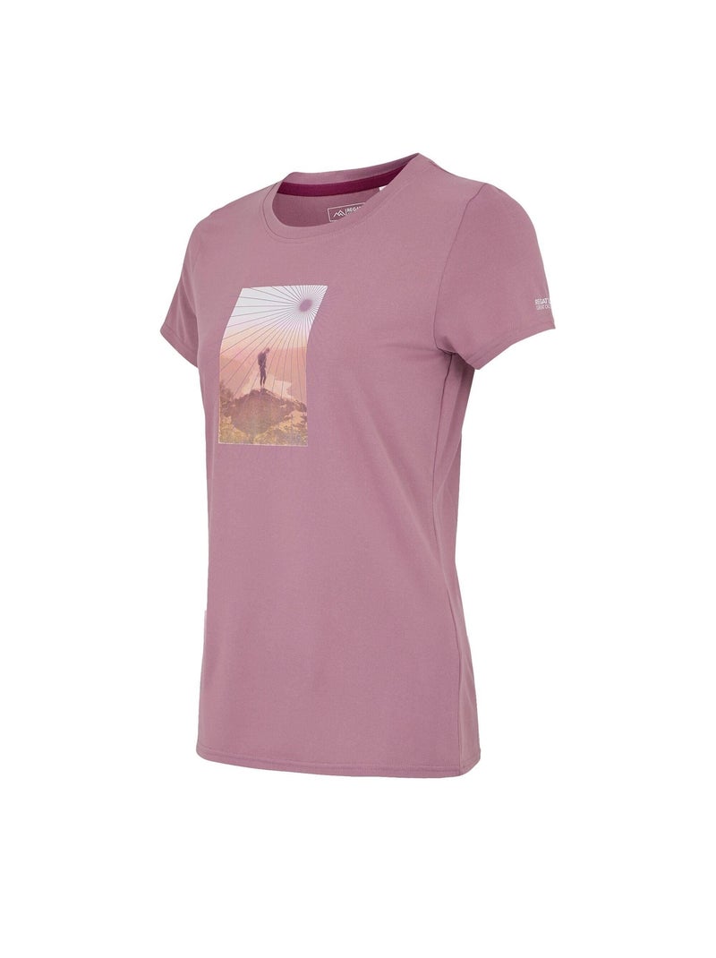 Régate - T-shirt motif/style Soleil FINGAL Mauve lilas - Kiabi