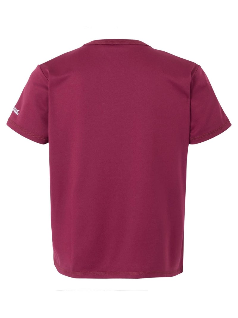 Régate - T-shirt motif/style Terre ALVARADO Bordeaux - Kiabi