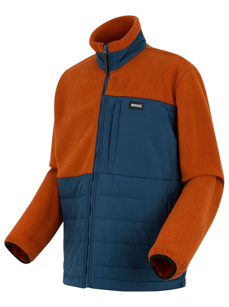 Régate - Veste hybride FRANKIE Bleu marine/Orange fluo - Kiabi