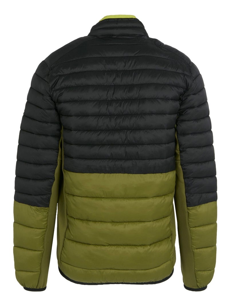 Régate - Veste hybride motif/style blocs de couleurs LEEDRE Vert bouteille - Kiabi