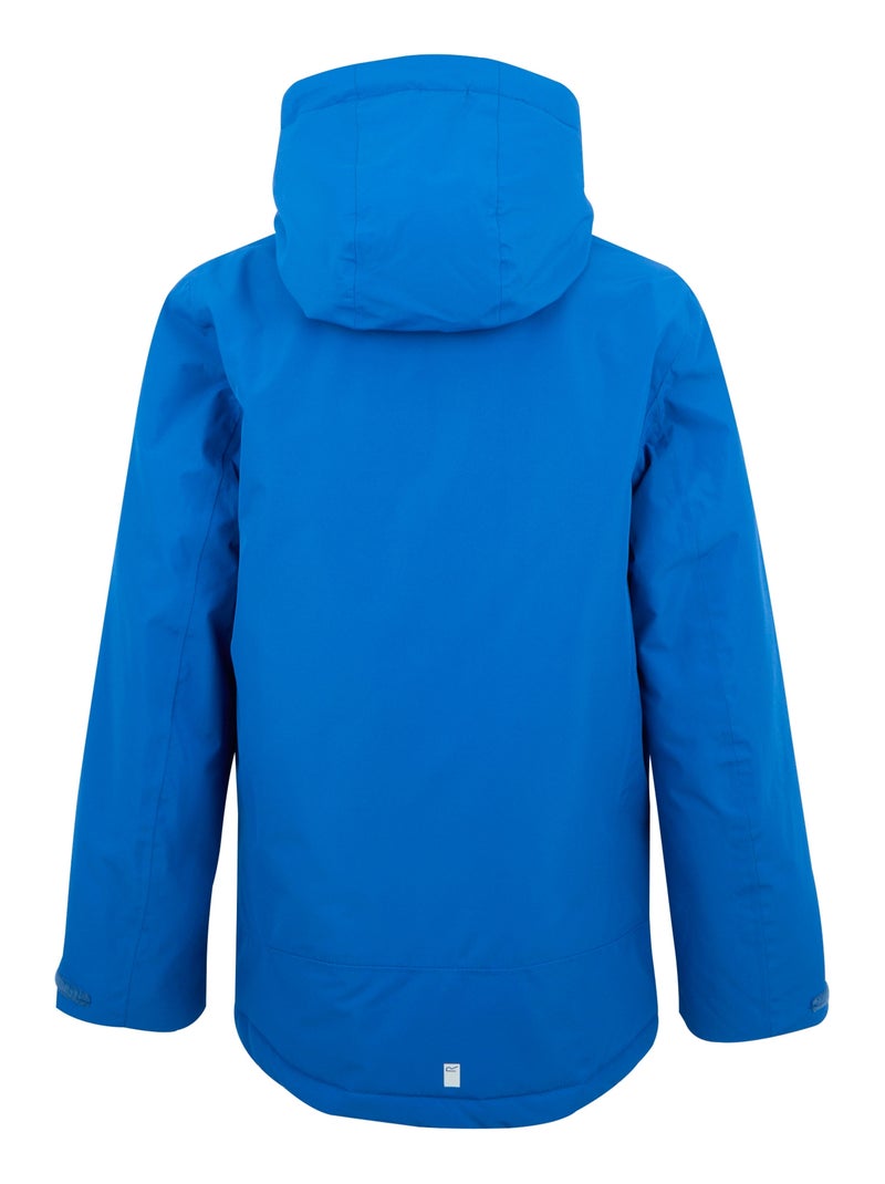 Régate - Veste imperméable FRELTON Bleu marine/Orange fluo - Kiabi