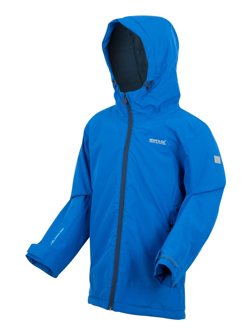 Régate - Veste imperméable FRELTON Bleu marine/Orange fluo - Kiabi