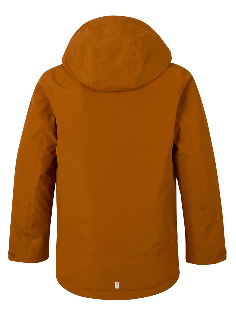 Régate - Veste imperméable FRELTON Carbone/Orange fluo - Kiabi
