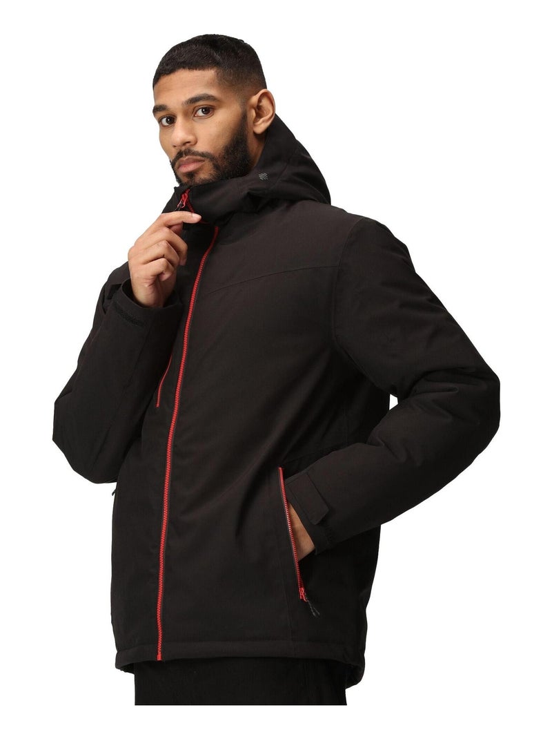 Régate - Veste imperméable NAVIGATE Noir Rouge - Kiabi
