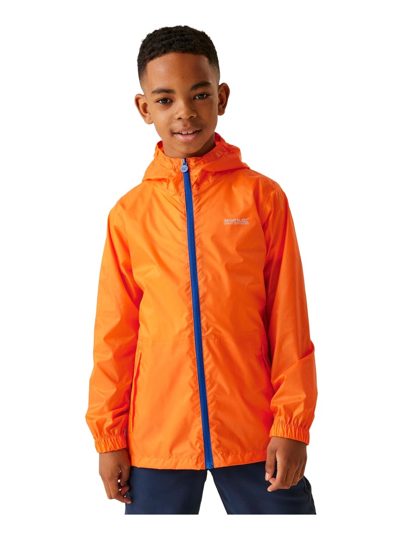Régate - Veste imperméable PACK IT Orange clair - Kiabi