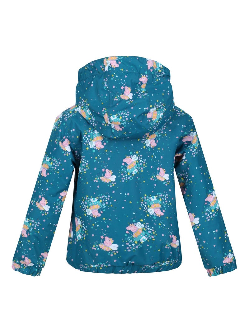 Régate - Veste matelassée MUDDY PUDDLE (Peppa Pig) Bleu Vert - Kiabi
