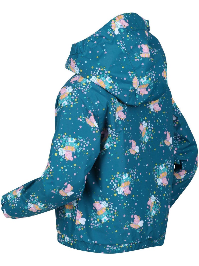 Régate - Veste matelassée MUDDY PUDDLE (Peppa Pig) Bleu Vert - Kiabi