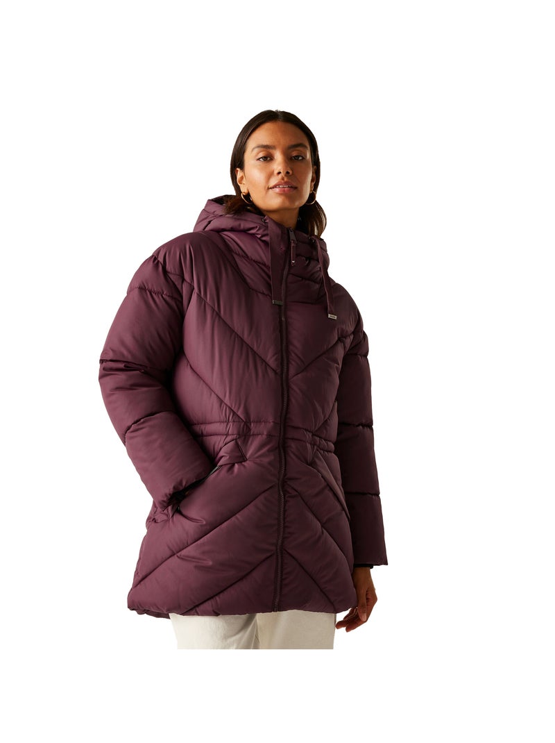 Régate - Veste matelassée RUSEY Violet figue - Kiabi