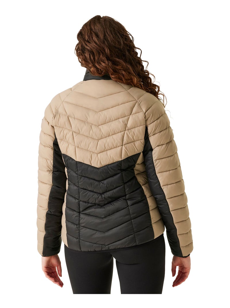 Régate - Veste motif/style matelassé DALENT Gris taupe - Kiabi