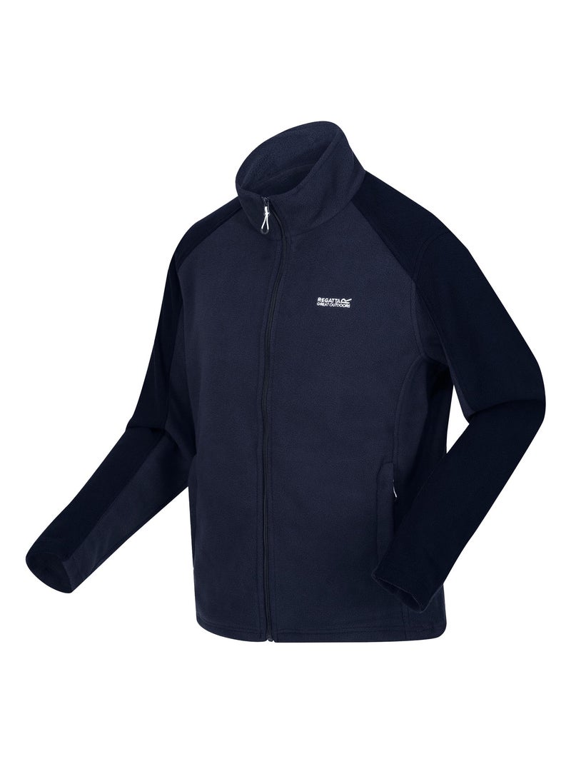 Régate - Veste polaire motif/style Deux Tons HEDMAN Bleu marine - Kiabi