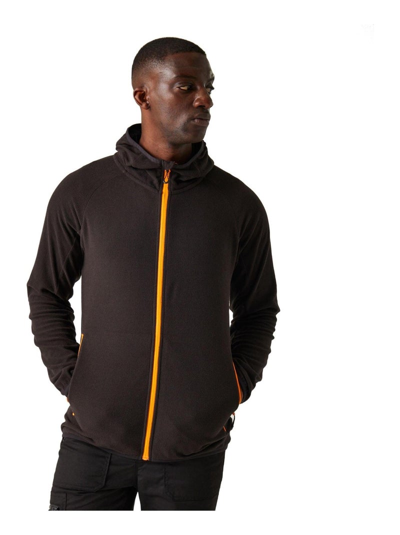 Régate - Veste polaire NAVIGATE Noir Orange - Kiabi