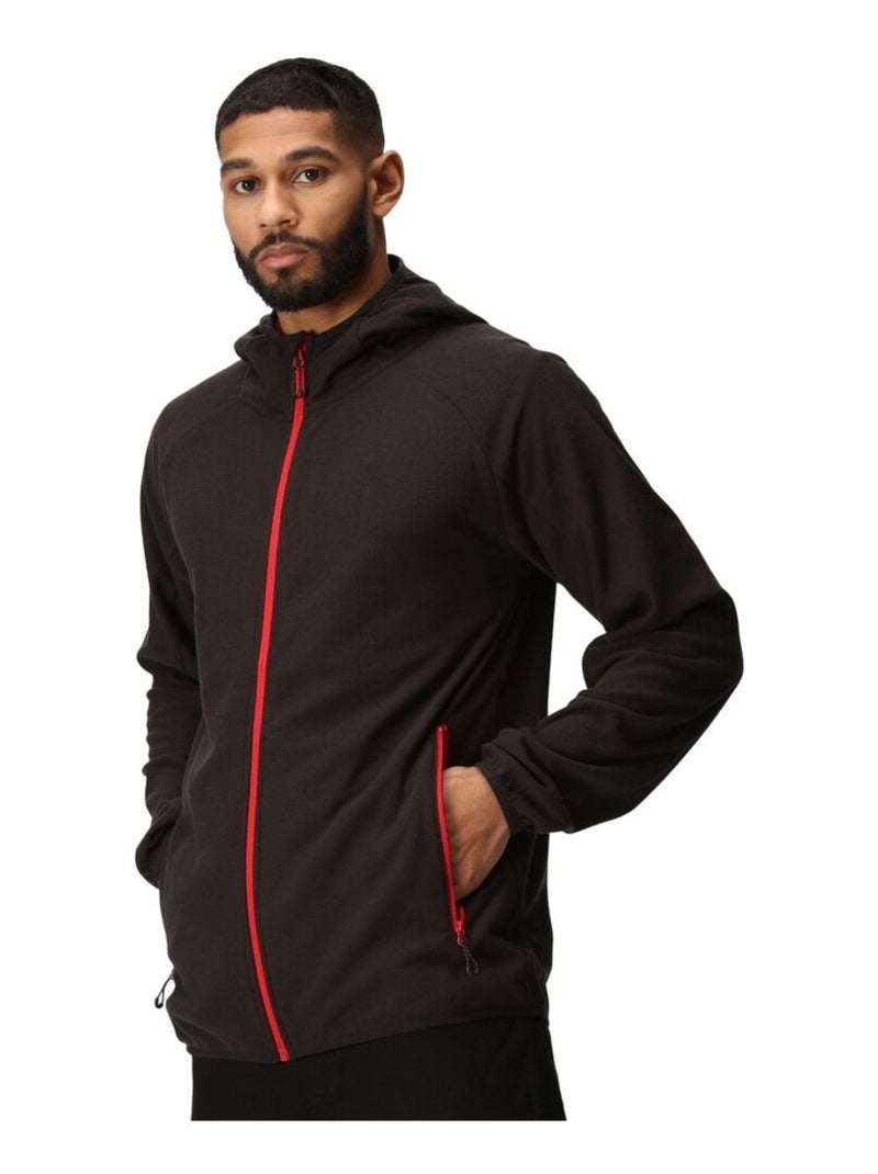 Régate - Veste polaire NAVIGATE Noir Rouge - Kiabi