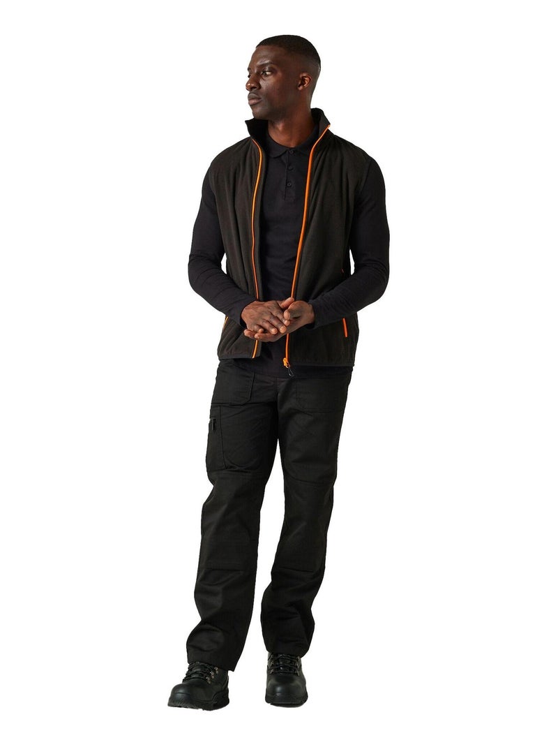 Régate - Veste sans manches NAVIGATE Noir Orange - Kiabi