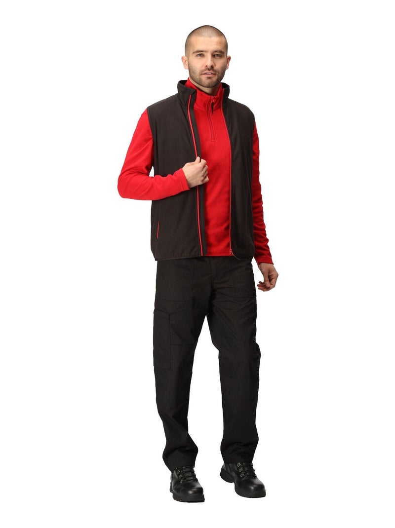 Régate - Veste sans manches NAVIGATE Noir Rouge - Kiabi