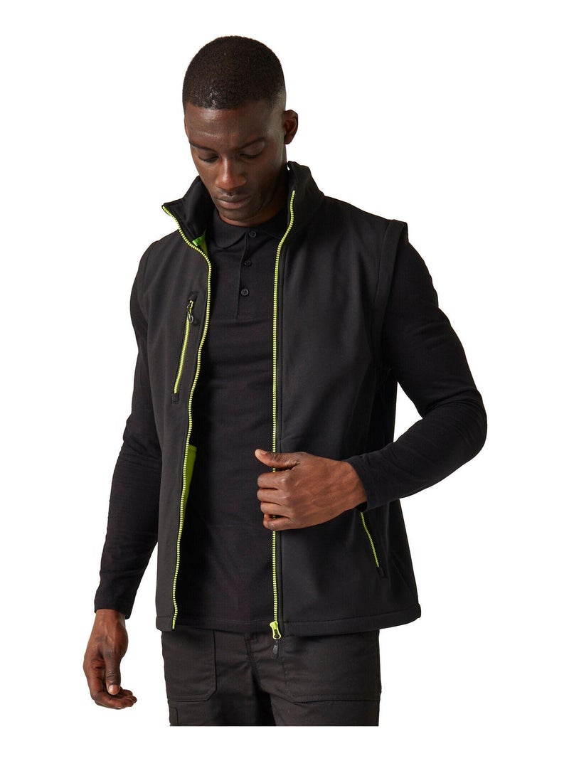 Régate - Veste sans manches NAVIGATE Noir Vert - Kiabi