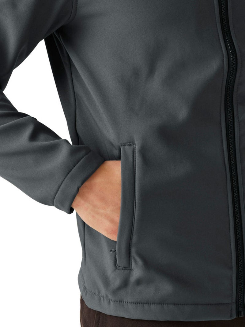 Régate - Veste softshell ABLAZE PRINTABLE Gris Noir Noir - Kiabi