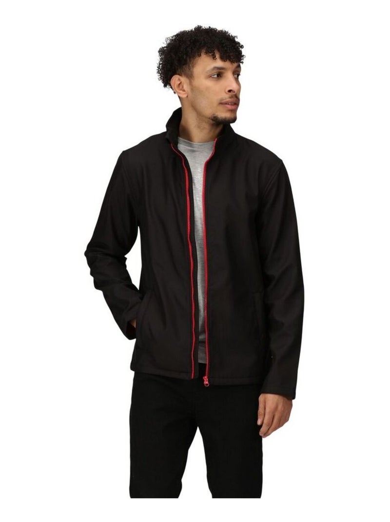 Régate - Veste softshell ABLAZE PRINTABLE Noir Rouge - Kiabi