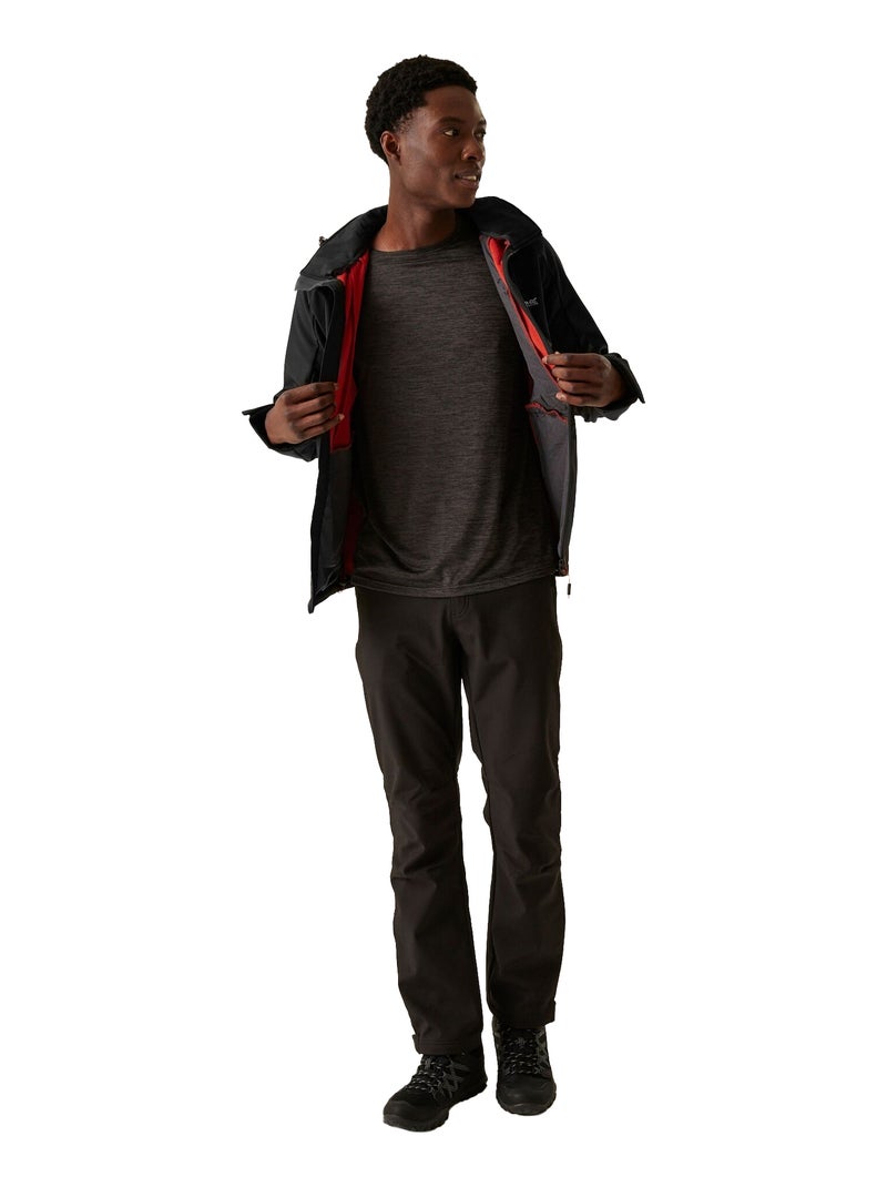 Régate - Veste softshell HEWITTS Noir - Kiabi