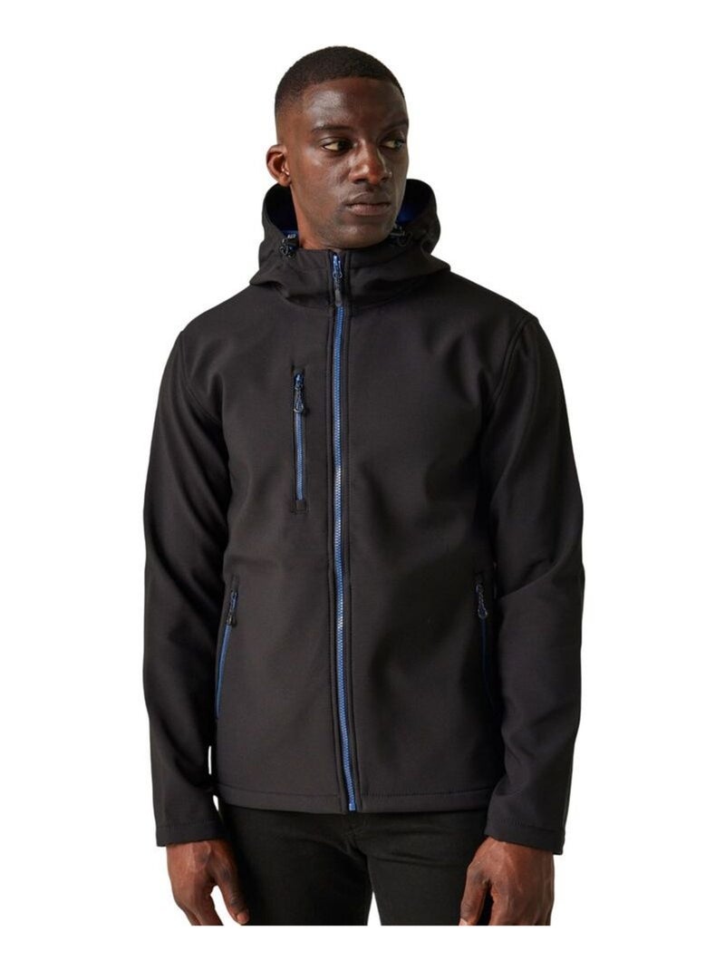 Régate - Veste softshell NAVIGATE Noir Bleu - Kiabi