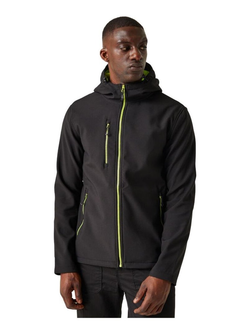 Régate - Veste softshell NAVIGATE Noir Vert - Kiabi