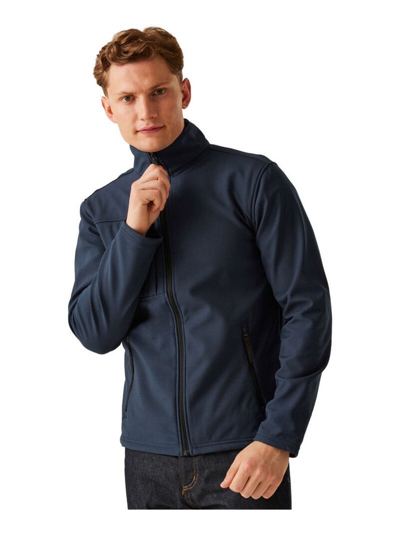 Régate - Veste softshell OCTAGON Bleu Gris anthracite - Kiabi