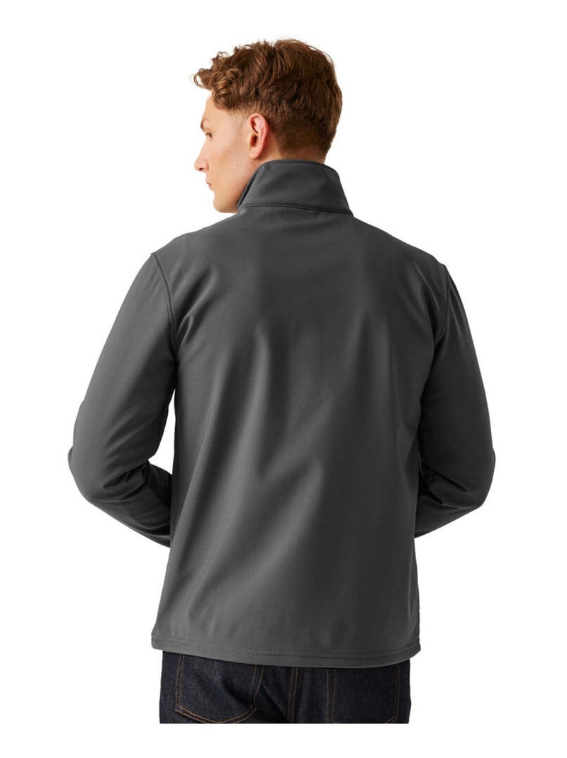 Régate - Veste softshell OCTAGON Gris Noir Noir - Kiabi