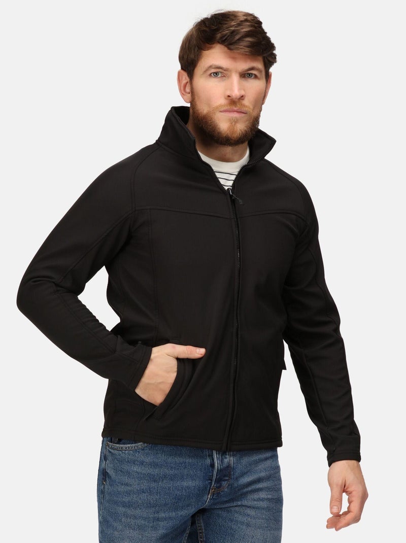 Régate - Veste softshell UPROAR Noir - Kiabi