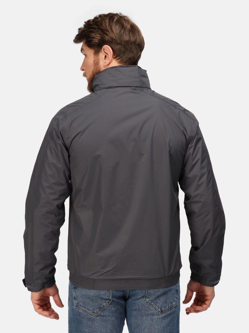 Régate Dover - Veste coupe-vent imperméable Gris Noir - Kiabi