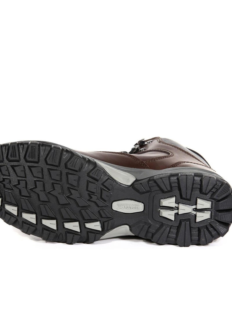 Régate Great Outdoors Bainsford - Chaussures de randonnée en cuir imperméables Marron - Kiabi