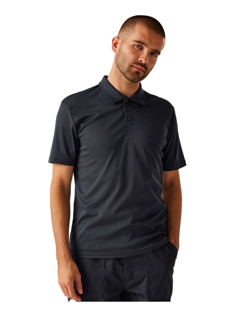 Régate Polo recyclé pour hommes Bleu marine - Kiabi