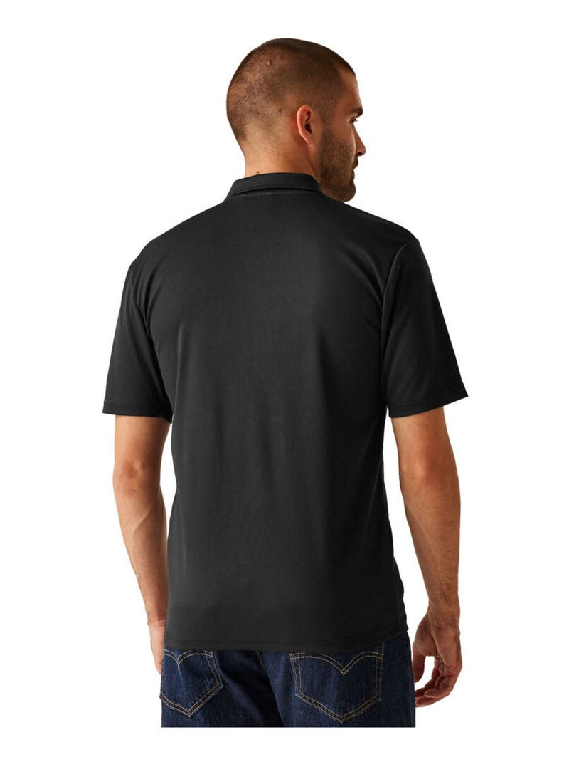 Régate Polo recyclé pour hommes Noir - Kiabi