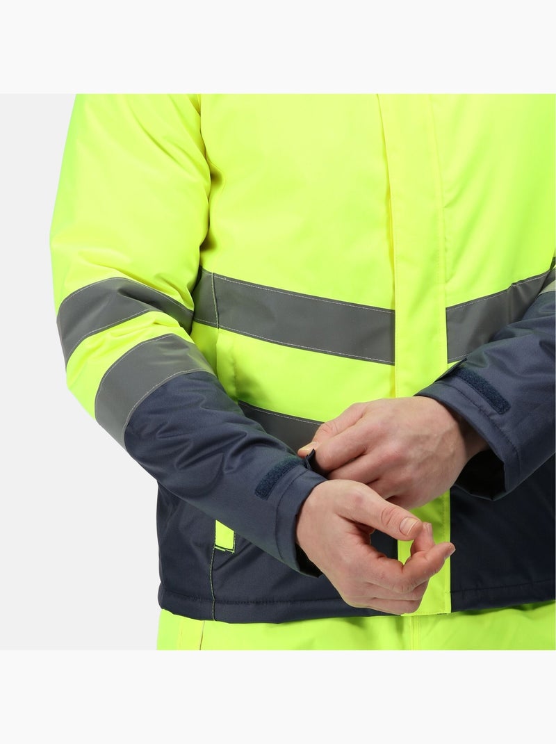 Régate Professional - Blouson aviateur Bleu Jaune - Kiabi