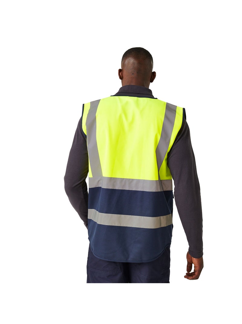 Régate Professional - Gilet haute visibilité Bleu Jaune - Kiabi