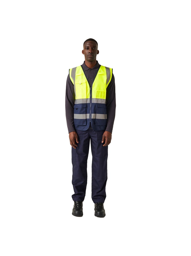Régate Professional - Gilet haute visibilité Bleu Jaune - Kiabi