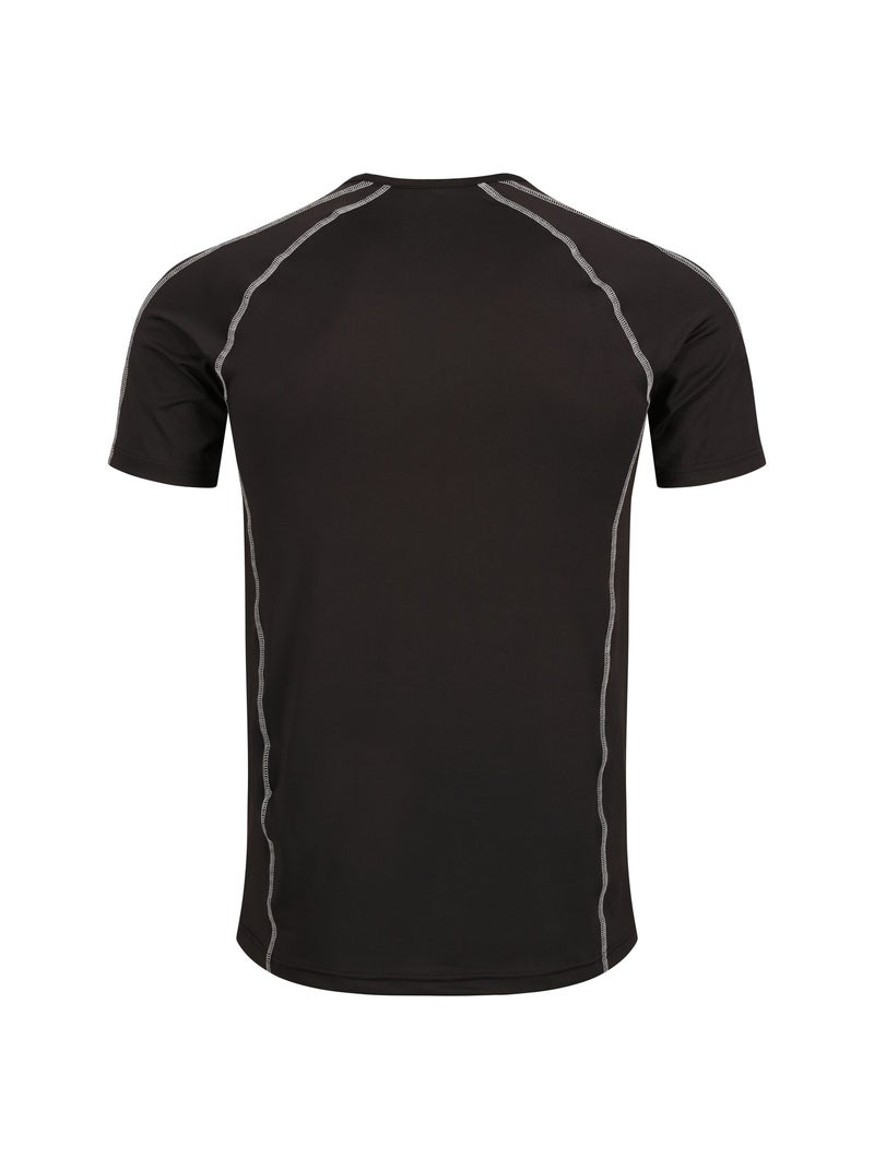 Régate Professional - Haut thermique Manches courtes Noir - Kiabi